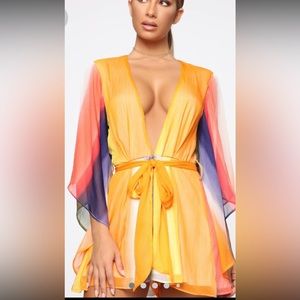 Multi coloured romper